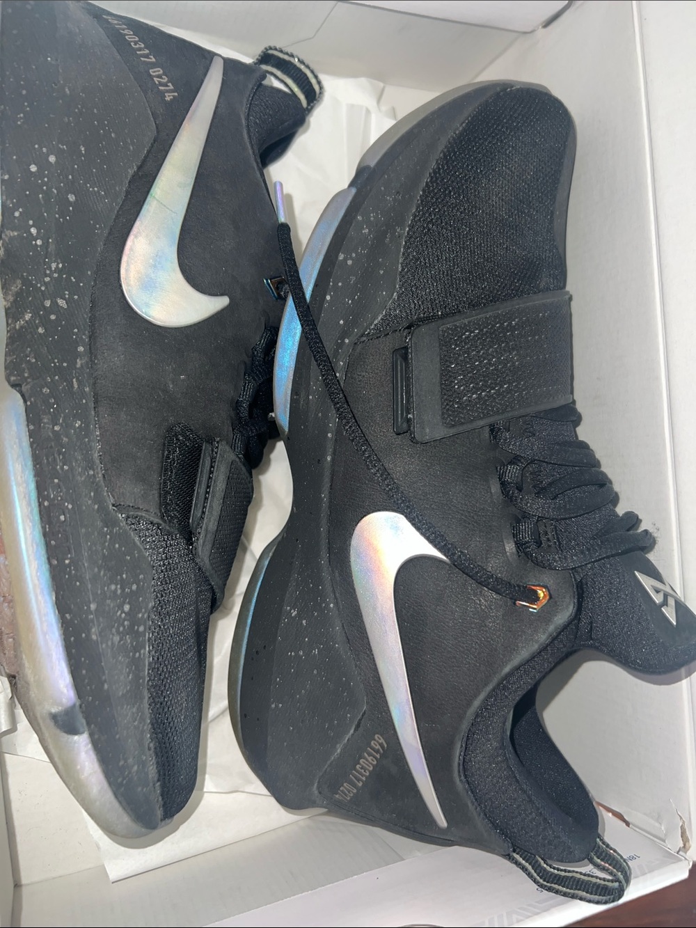 Size 8.5 - Nike PG 1 Shining - athletic  sneakers